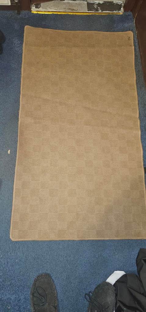 Large Brown Runner Rug - Good Condition