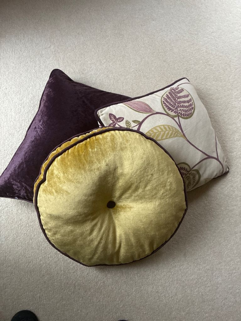 Sofa cushions x3