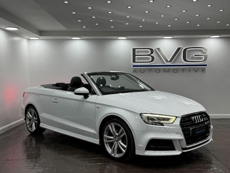 2017 Audi A3 Cabriolet 1.4 TFSI CoD S line Convertible 2dr Petrol S Tronic Euro 6 (s/s) (150 ps) ...