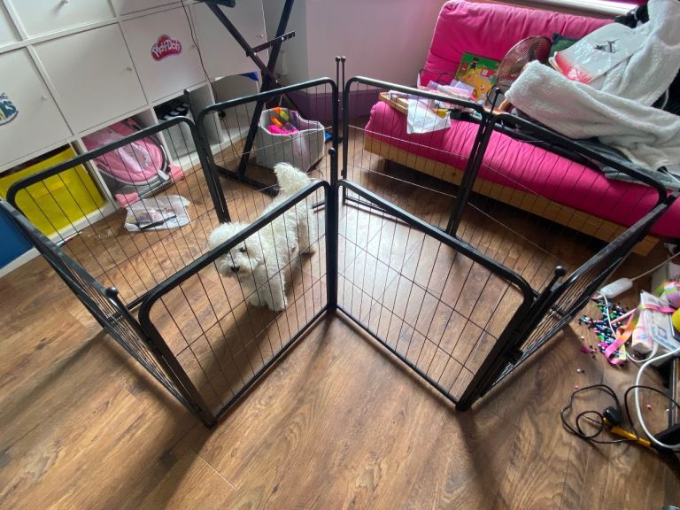 8 piece puppy pen