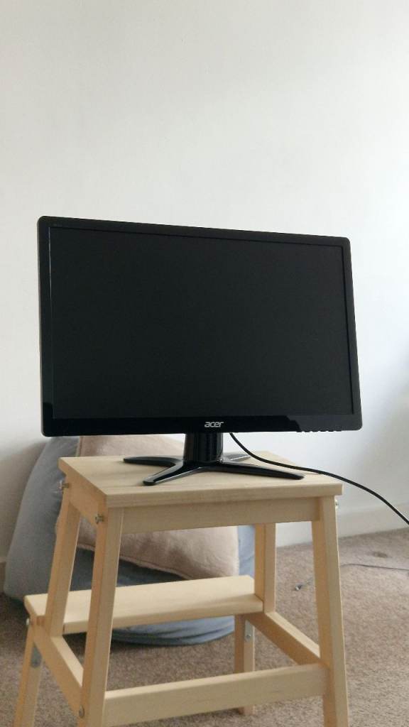 Black Acer PC Monitor - DVI, Good Condition