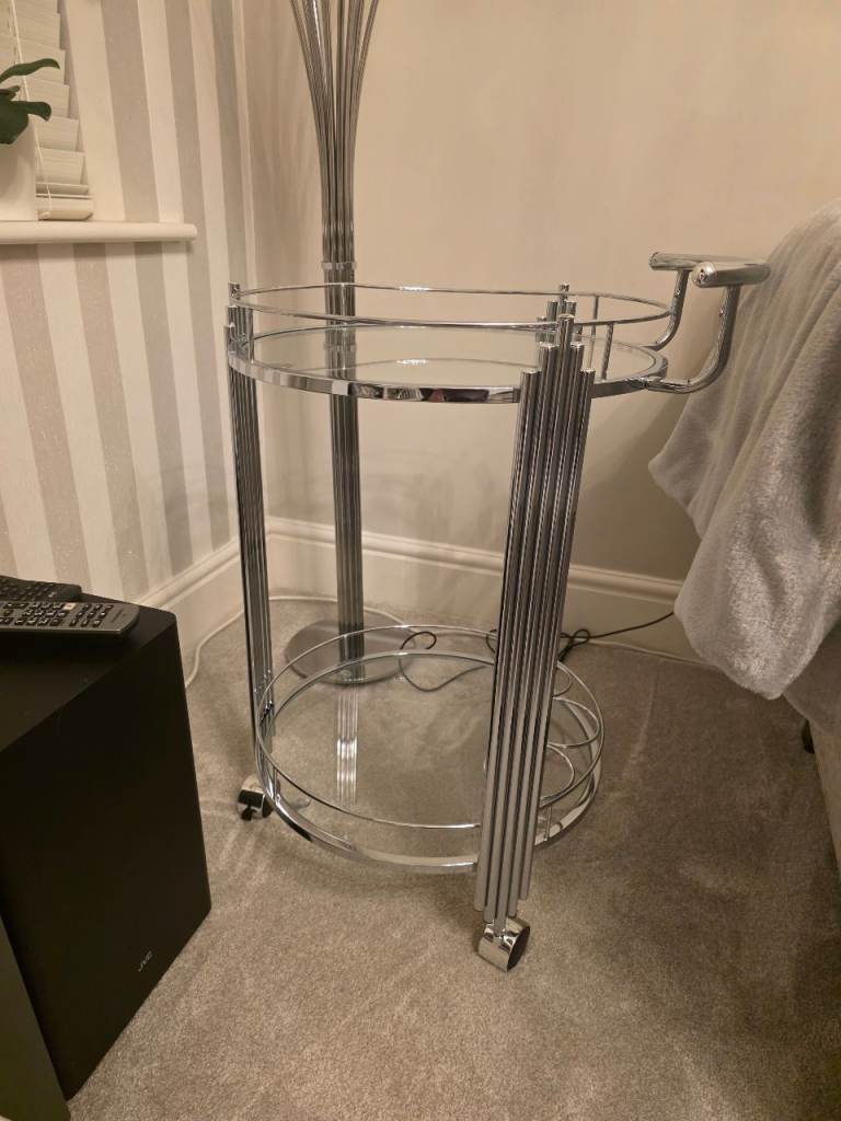 Drinks trolley tray