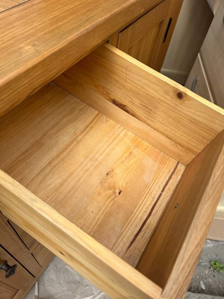 Halo Solid Oak Sideboard with Drawers and Cupboards