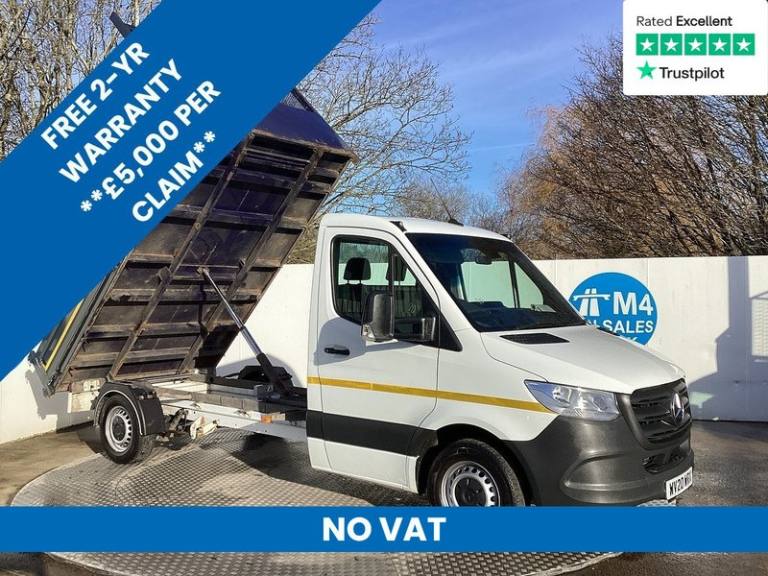 2020 Mercedes-Benz Sprinter 314 CDI LWB Tipper Euro 6 **NO VAT** L=11ft 6 Tipper Diesel Manual