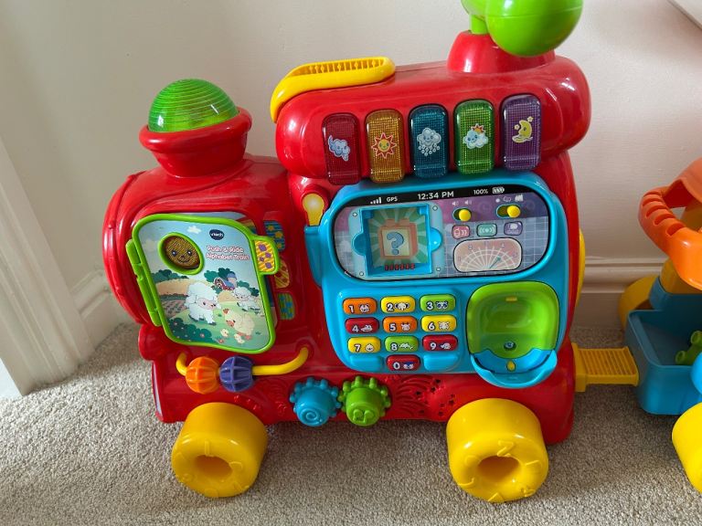 Vtech ride on alphabet train 