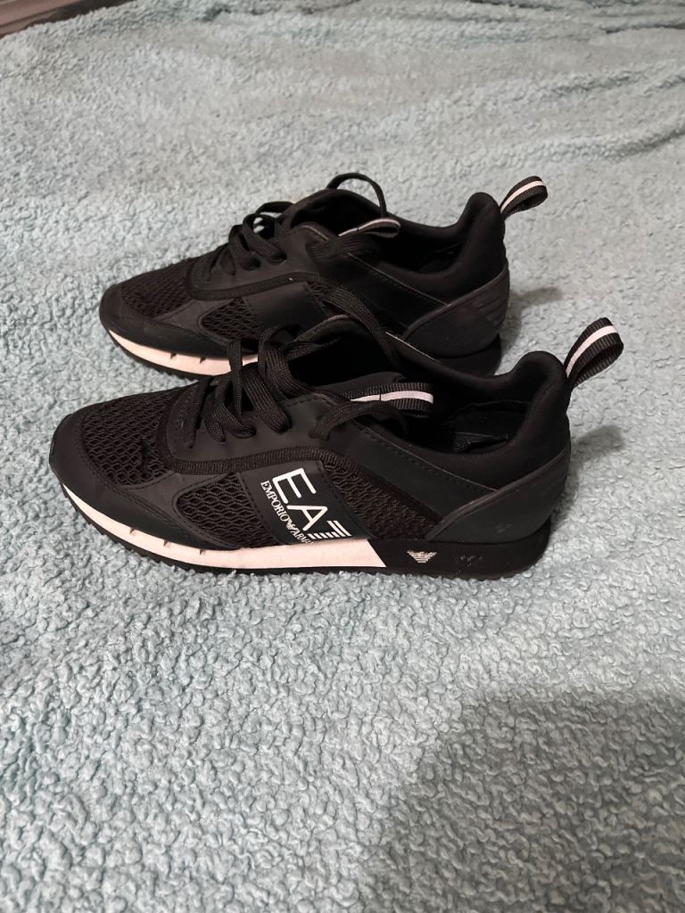 EA7 Emporio Armani UNISEX - Trainers - black/white