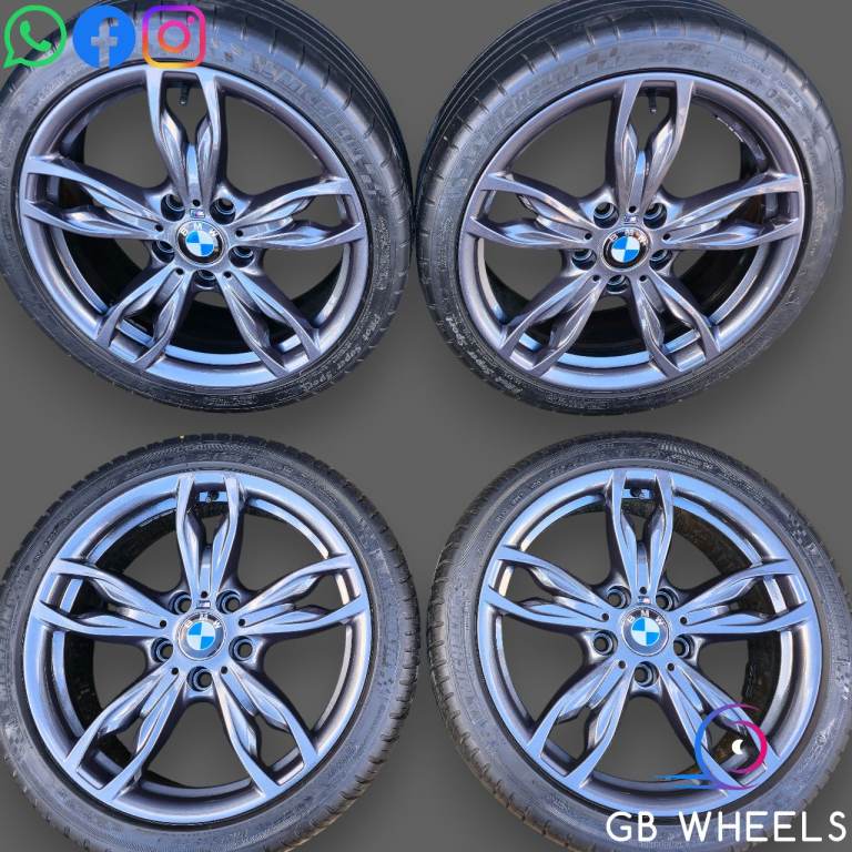 Genuine BMW 18" MSport 436M Alloy Wheels 1 2 Series M140 M135 F20 F22