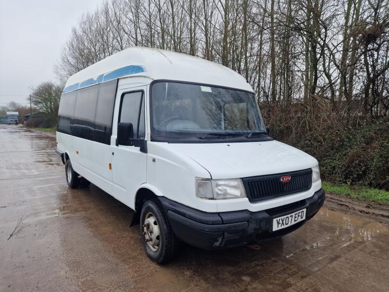2007 LDV 400 CONVOY TD LWB 17 Seat Minibus  Low 54k Miles  Spares Repairs