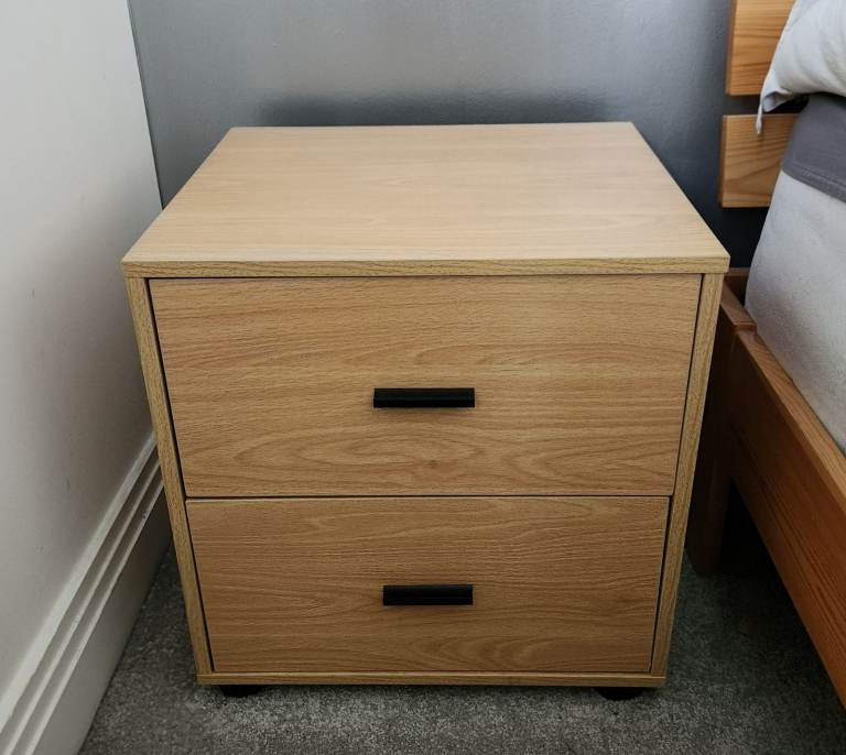 Pair of Wooden Bedside Tables – Excellent Condition