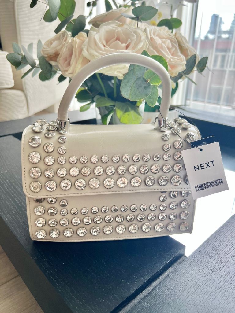 Next Elegant diamonte design bag  