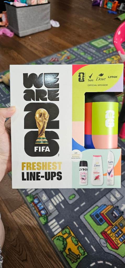 FIFA World Cup 'Freshest Line-Ups' Gift Set - Brand New
