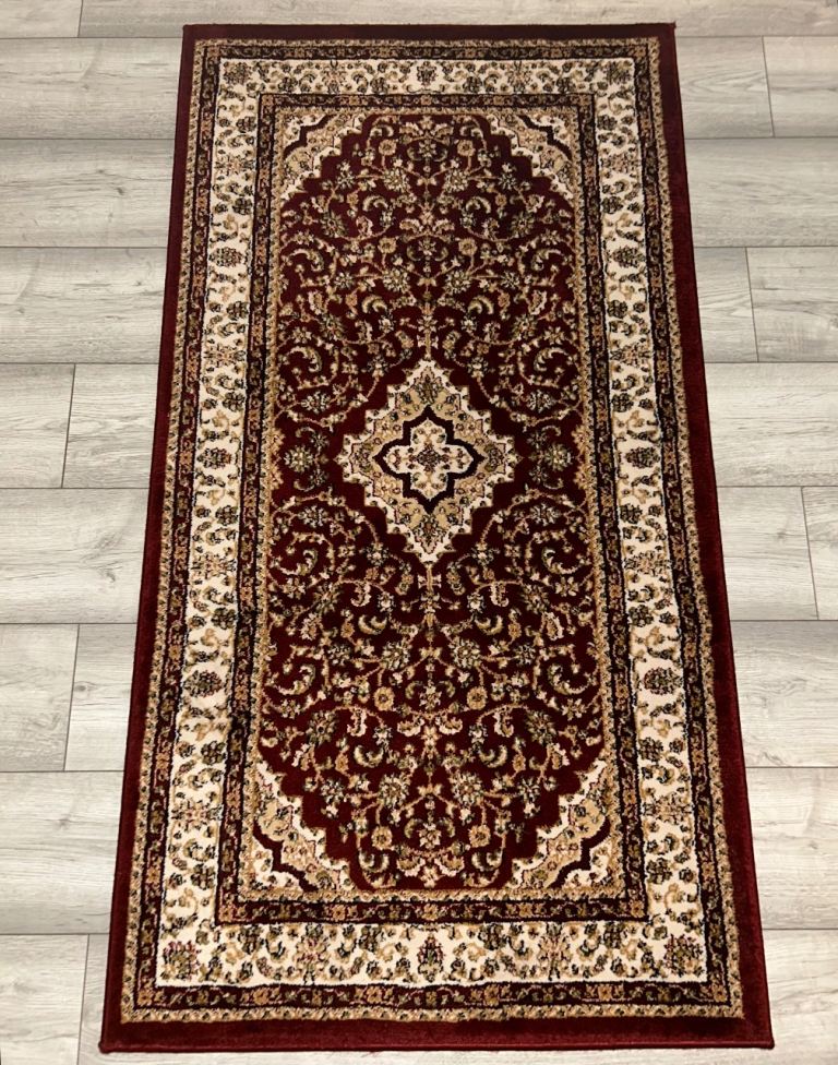 Red vintage rug