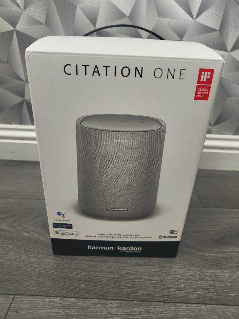 Harman Kardon Citation One – Smart Speaker with Google Assistant (Boxed)