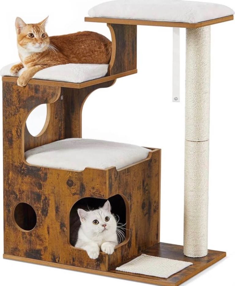 Pristine Deandre’s cat tree - medium tower and caves