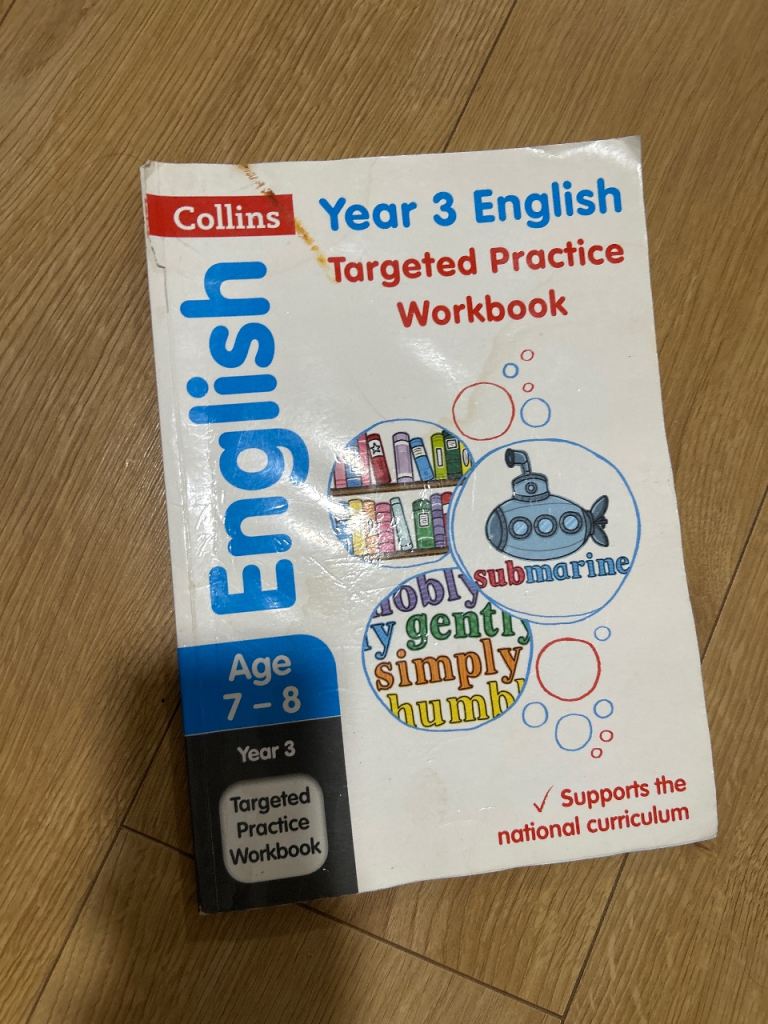 Collins Year 3 English Targeted Practice Workbook - Age 7-8