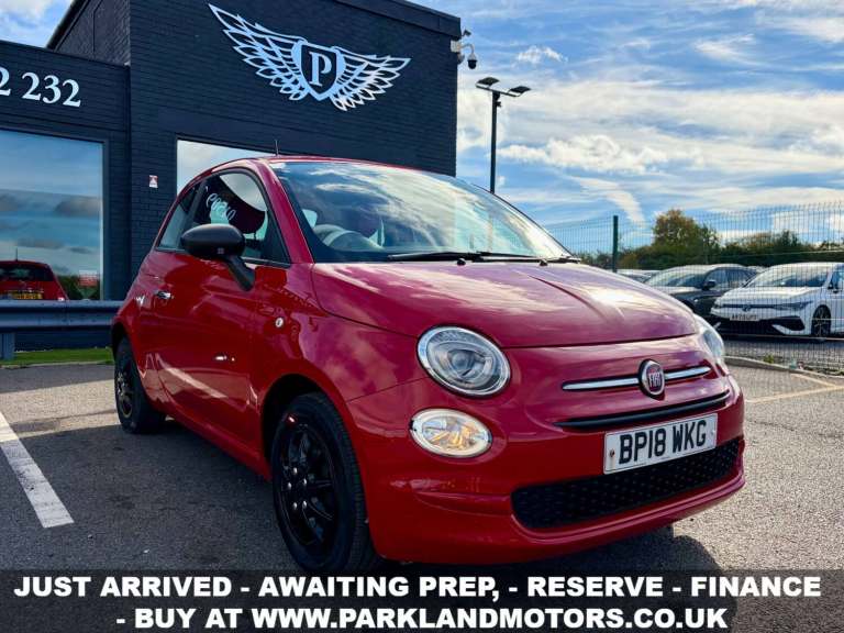 2018 Fiat 500 1.2 500 Pop 3dr Hatchback Petrol Manual