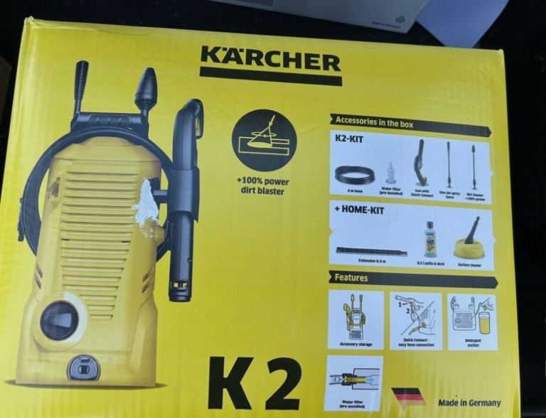 Brand New In Box Karcher K2 Pressure Washer With Home Kit 