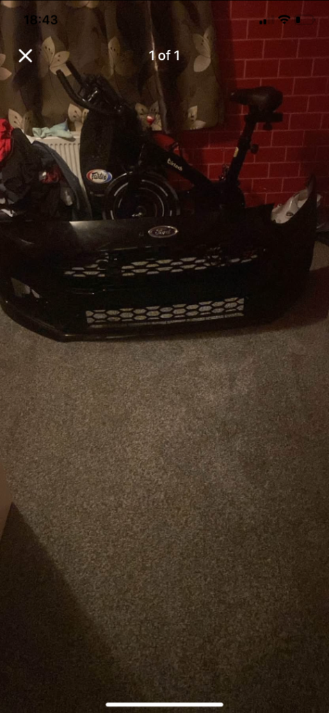 Fiesta at bumper 2018 onwards 