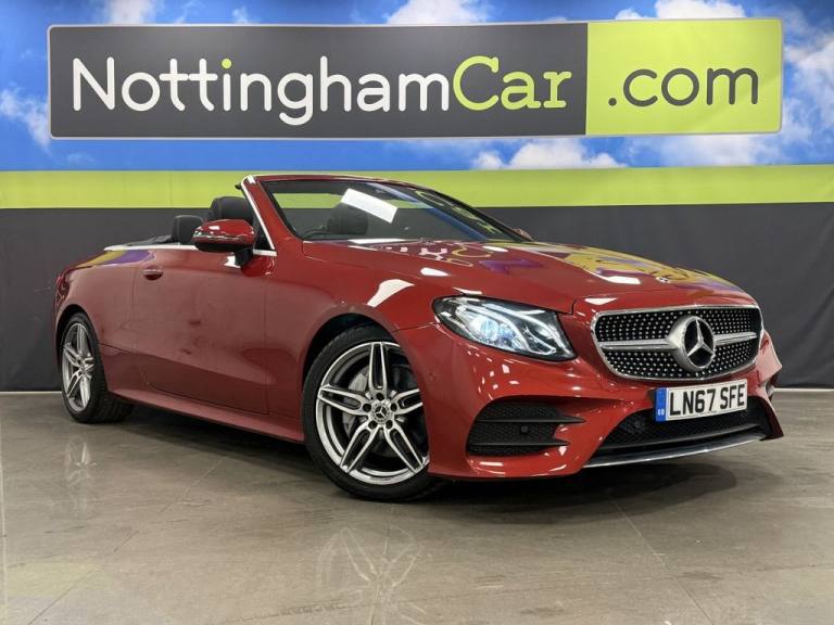 2017 Mercedes-Benz E Class E220d AMG Line Premium 2dr 9G-Tronic CONVERTIBLE DIESEL Automatic