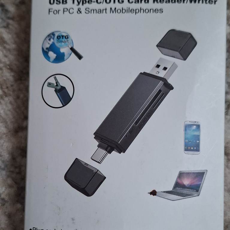USB-C OTG USB Card Reader/Writer 