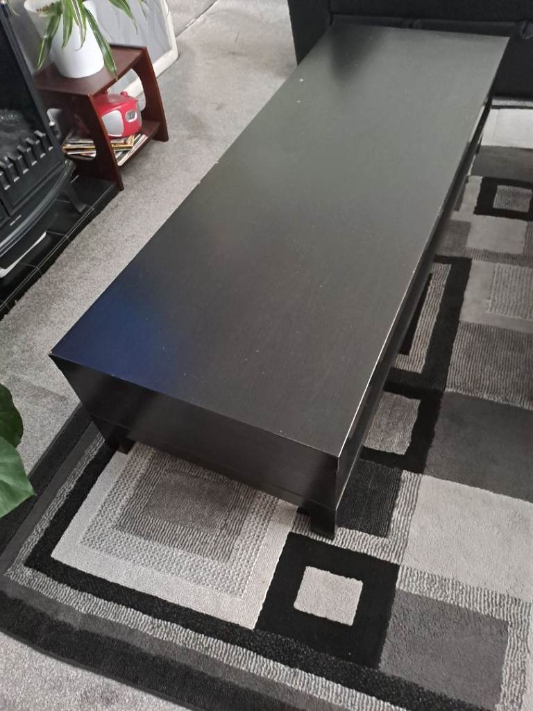 IKEA Black Coffee Table - Long & Wide