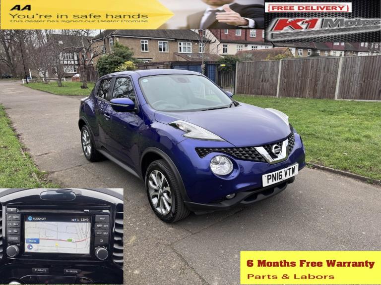 2016 Nissan Juke 1.2 DiG-T Tekna 5dr HATCHBACK Petrol Manual