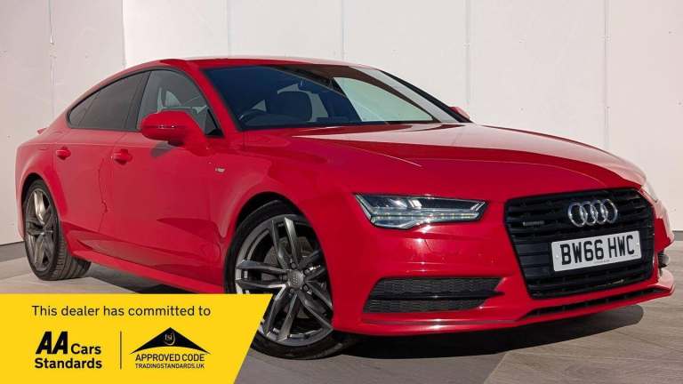 2016 Audi A7 3.0 TDI V6 Black Edition Sportback S Tronic quattro Euro 6 (s/s) 5dr Hatchback Diese...