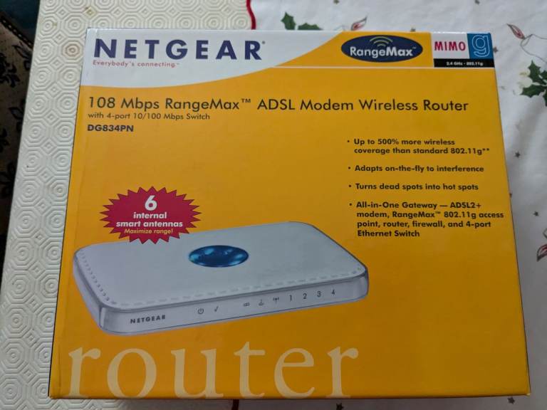 NETGEAR Routers, switches, modem Job Lot