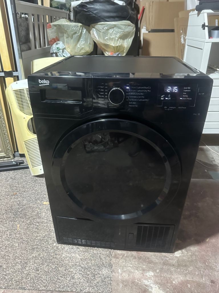 Beko Black Tumble Dryer – Good Condition, Fully Working