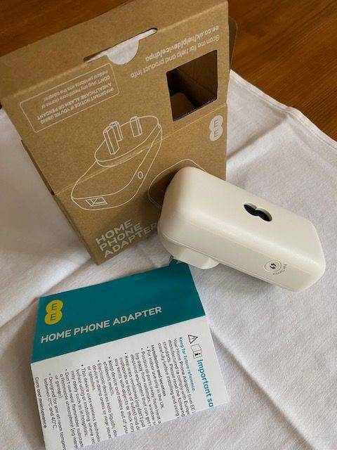 EE/BT Home Phone Adaptor Digital Voice Adapter Brand New In Box.  Will post