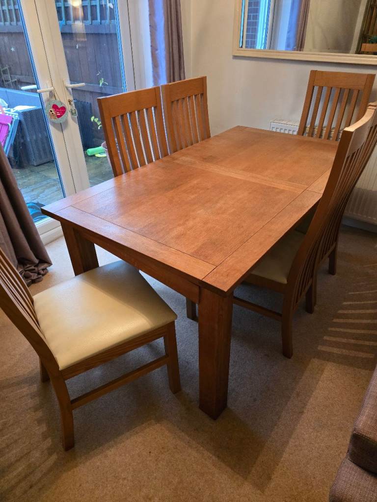 Next dining table and 6 chairs