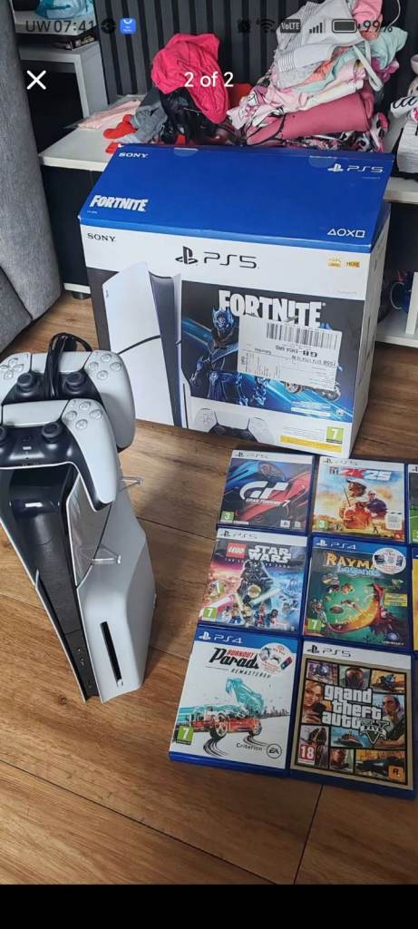 Sony PlayStation 5 Console with Games and Controller