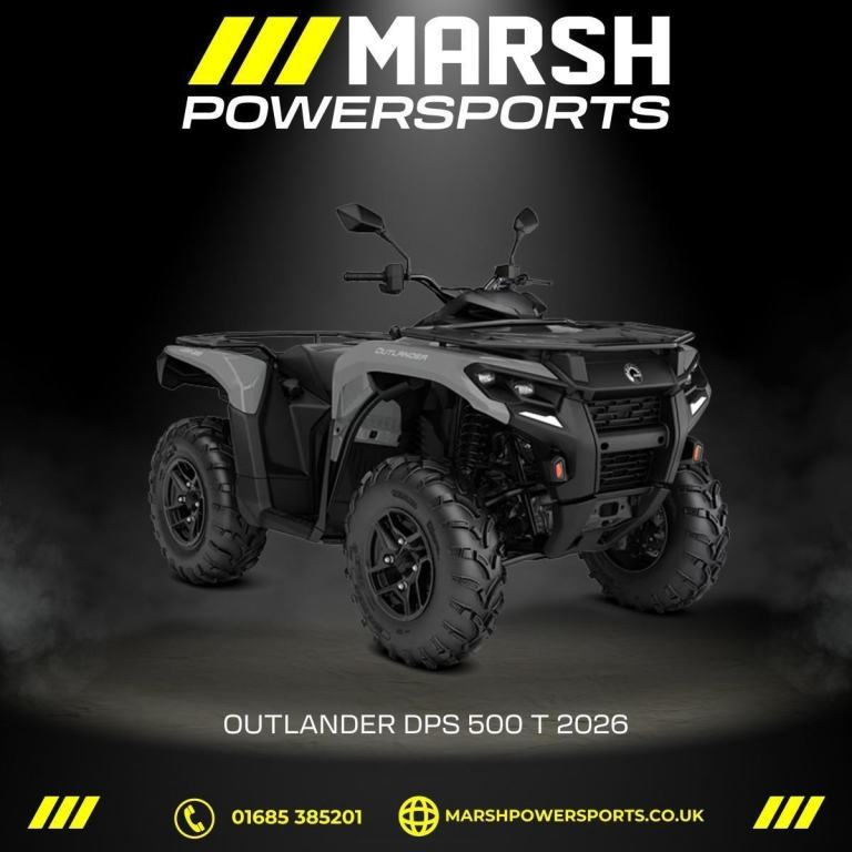 Outlander DPS T 500 2026 - Can-am Main Dealer - Reserve NOW!