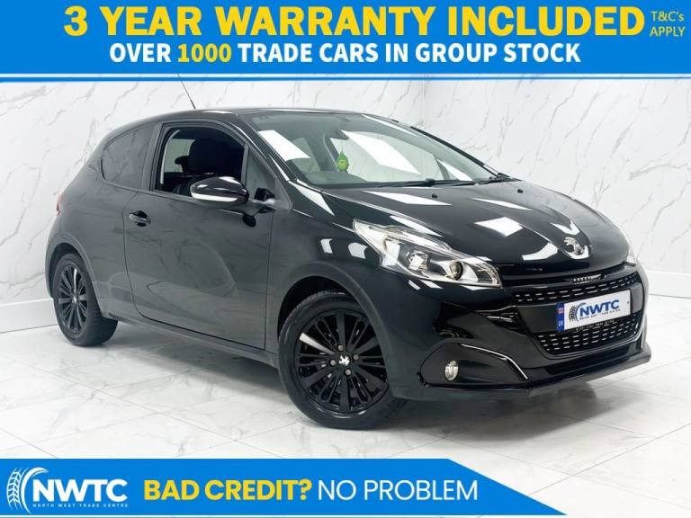 2017 Peugeot 208 1.2 PureTech Black Edition Hatchback 3dr Petrol Manual Euro 6 (82 ps) Hatchback ...