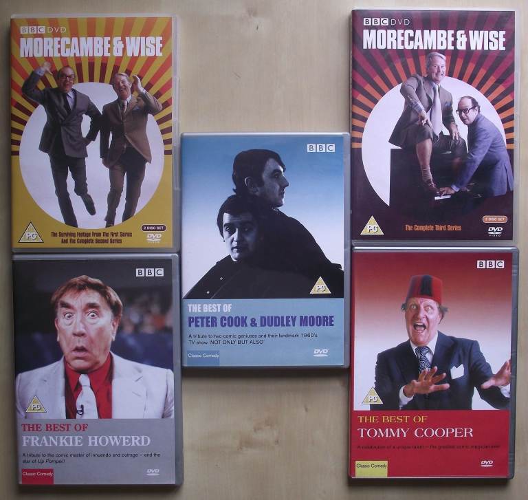 British Comedy DVDs – Morecambe & Wise, Cooper, Howerd, Cook & Moore