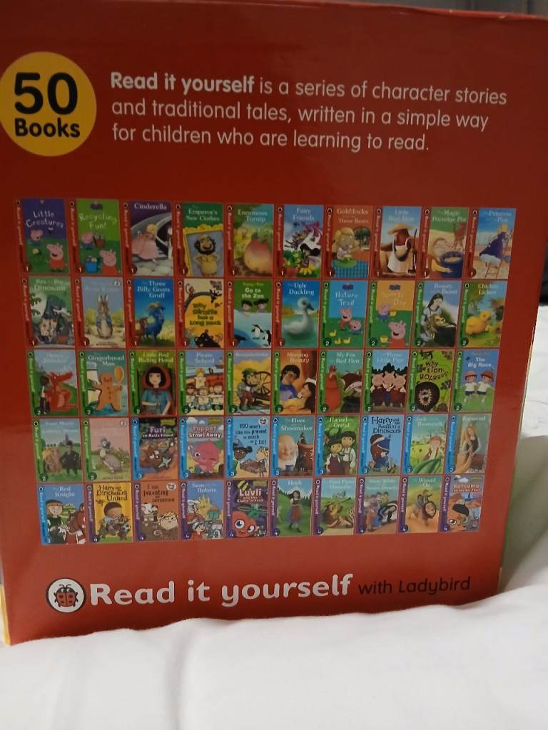 Read it Yourself with Ladybird Collection 50 Books Box Set Pack - Used, but excellent condition 
