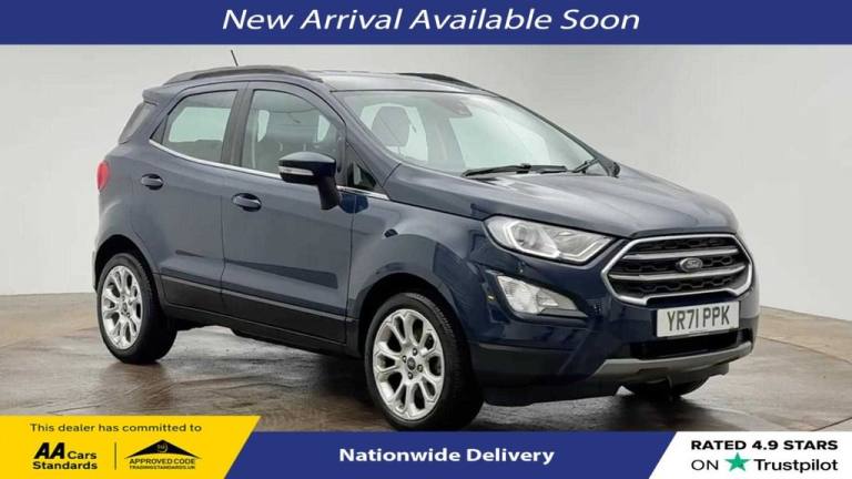 2021 Ford Ecosport 1.0T EcoBoost GPF Titanium SUV 5dr Petrol Manual Euro 6 (s/s) (125 ps) HATCHBA...