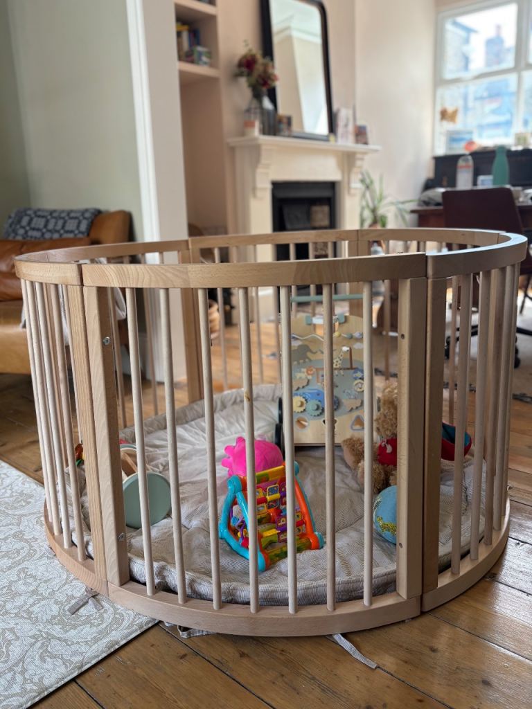 MJ Mark wooden playpen