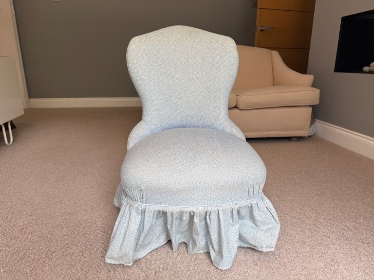 Vintage 1940s/50s Slipper Chair