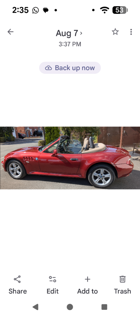BMW, Z3, Convertible, 2001, Manual, 1895 (cc), 2 doors