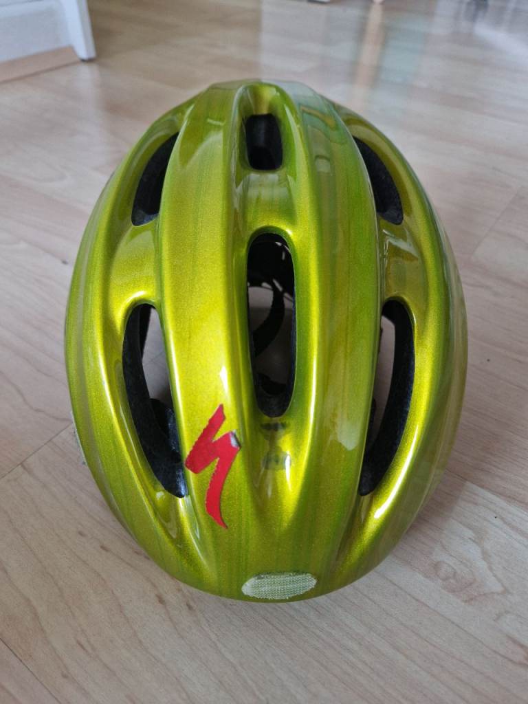 Bike Helmet – Yellow, Fair Condition