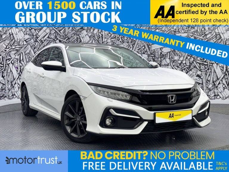 2021 Honda Civic 1.0 VTEC Turbo 126 EX 5dr CVT HATCHBACK PETROL Automatic