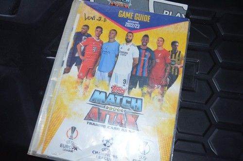 ALMOST COMPLETE SOCCER TOPPS 22/23 FOOTBALL STICKER CARD ALBUM BOOK