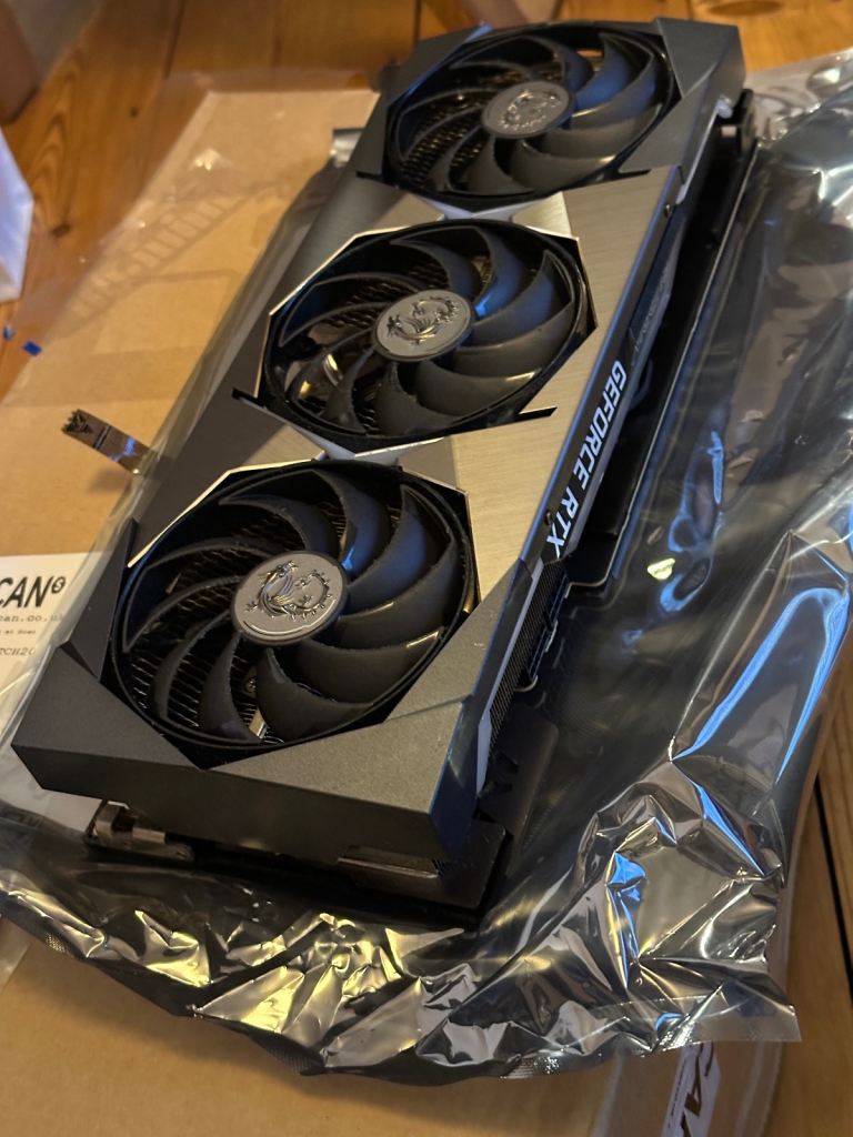 Nvidia RTX 3070Ti MSI Suprim graphics card