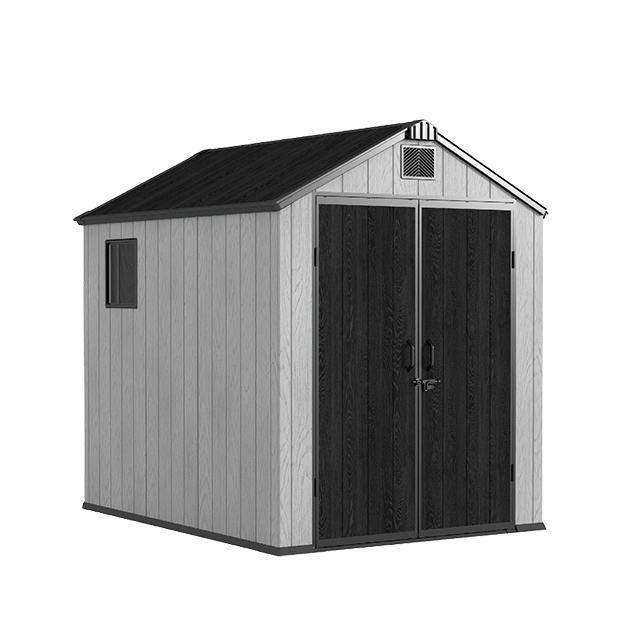 6x8 Garden apex plastic shed, resin, strong and high quality