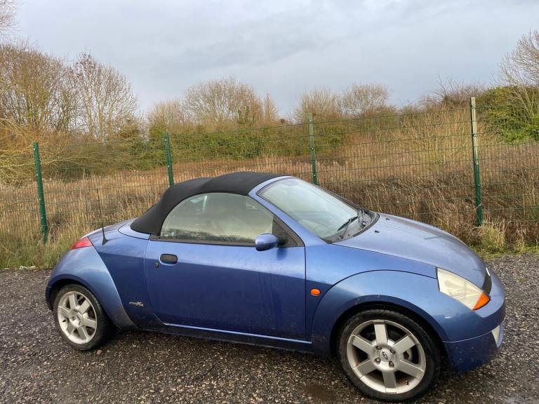 FORD STREETKA 1.6 LUXURY CONVERTIBLE 03 REG GENUINE 39709 FULL LEATHER MOT NOVEMBER 10TH 2026 