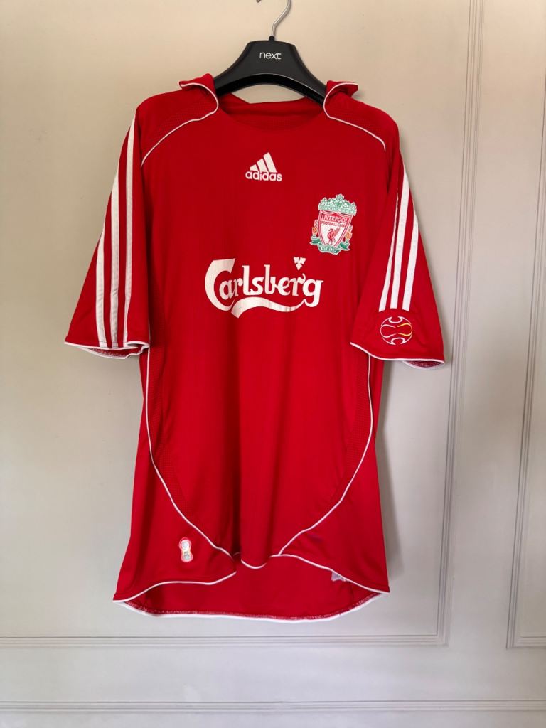 Original Adidas Liverpool 2006/2007 Home Shirt Mens large 
