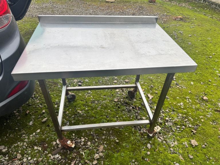 commercial stainless steel work table