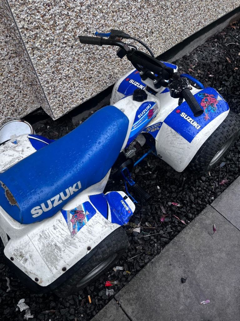 Suzuki lt50 blue and white 
