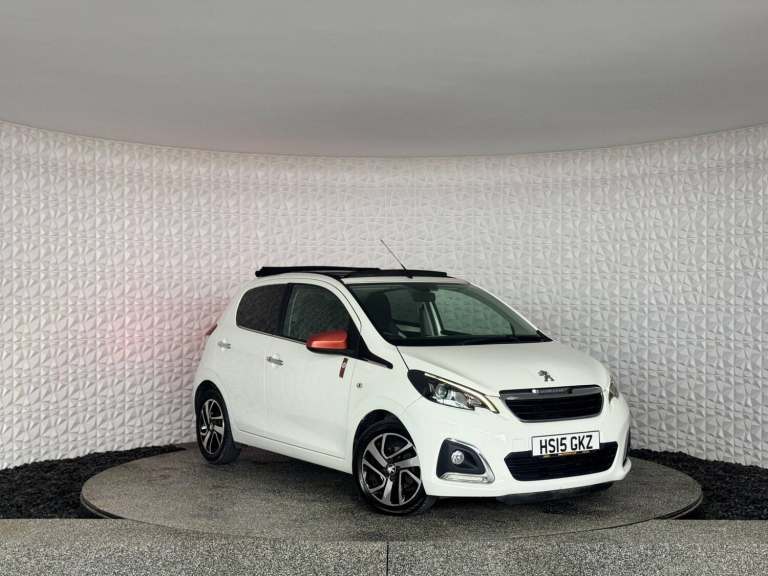 2015 Peugeot 108 1.2 PureTech Roland Garros Top! Euro 6 5dr HATCHBACK Petrol Manual